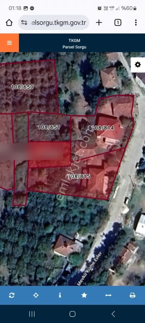 Sahibinden Kandıra Ahmethacılar Köy İçinde Satılık 375 M² Arsa