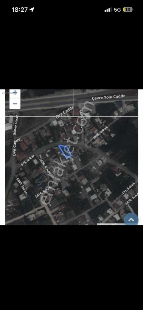 Sahibinden Yatırımlık Ana Cadde Cepheli Satılık Arsa