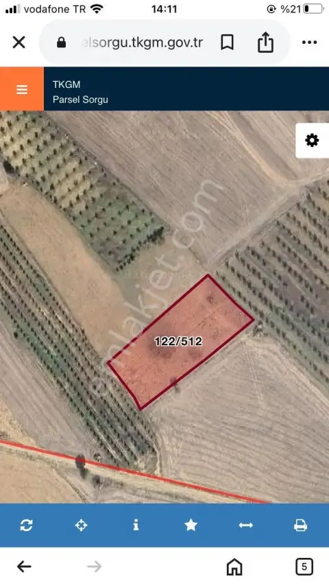 Sahibinden Satılık 2.500 M2 Tarla