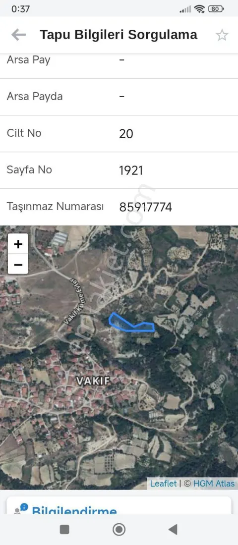 Sahibinden Kütahya Kelepir Tarla