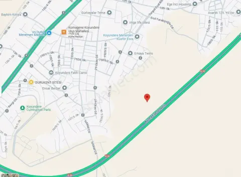 Sahibinden Menemen Koyundere'de 10 Kata Kadar İmarlı 274 Metre Arsa Satılık