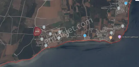Sahibinden Şarköy Kızılcaterzi'de Deniz Manzaralı 273 M² Satılık Arsa