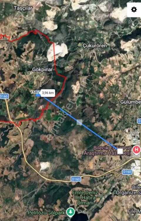 Sahibinden Gökpınarda 872 M2 Bahçe Nitelikli Uygun Fiyatla Yatırimlık Bahçe