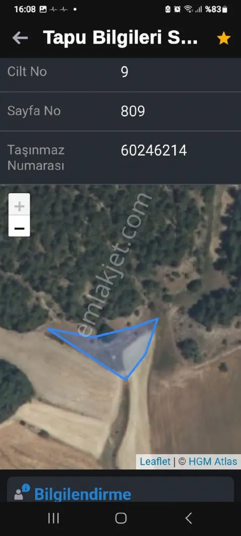 Sahibinden Tarla Ayrı Olursa 500 Ikısı Olursa 750