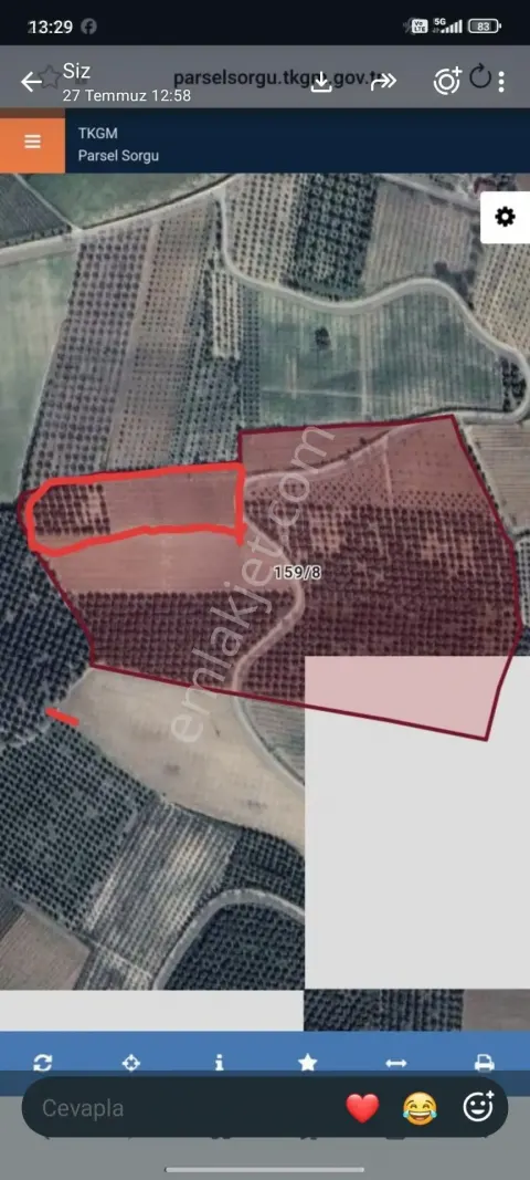 Sahibinden Dombaylı Da 5330 M Tarlamız Satılıktır