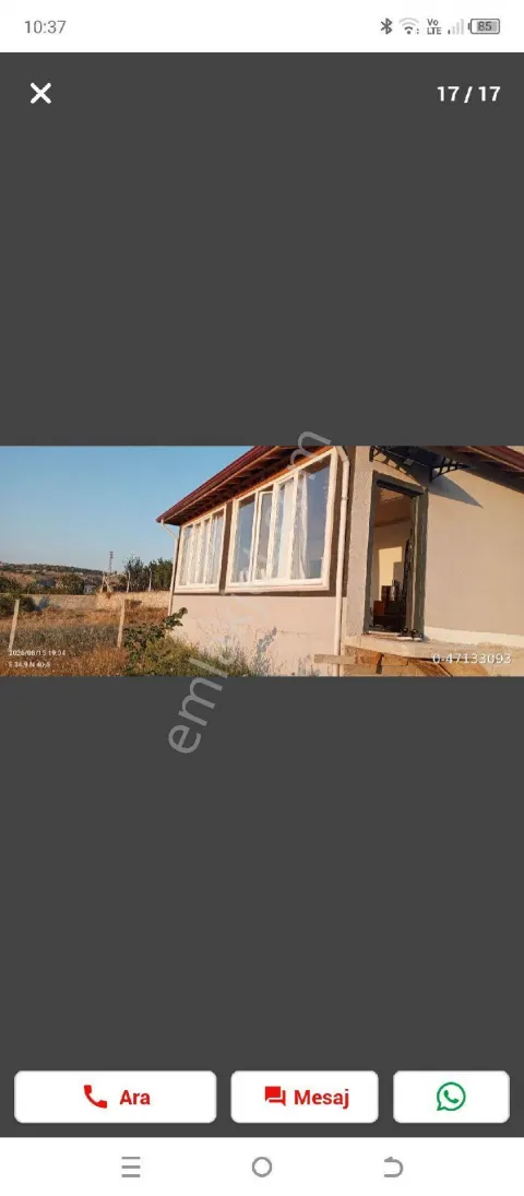 Sahibinden Kazıklıkaya'da Satılık Hobi Bahçesi