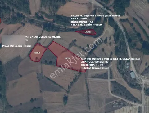 Sahibinden 54000 M2 1/6 Hisseli Acil Araç Takasıda Olur
