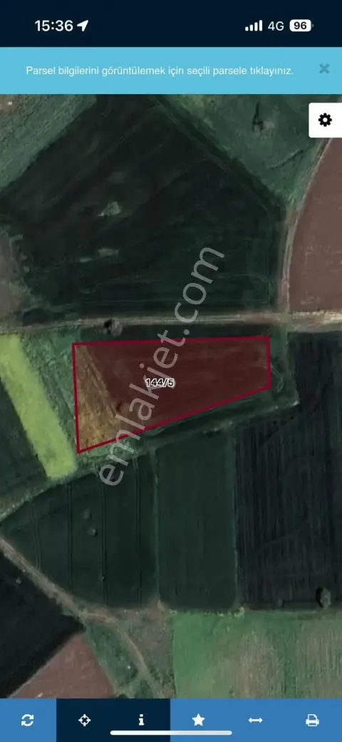 Sahibinden Yeni Sığırcıda Yola Cepheli 4,205 M² Tarla