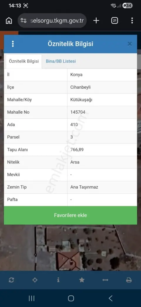 Sahibinden Kütükuşağı Mahallesi'nde Sahibinden 766 M² Konut İmarlı Satılık Arsa. Pazarlık Payı Vardır!