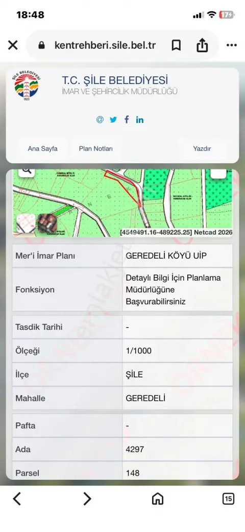 Sahibinden Ağva Da Satılık Arsa