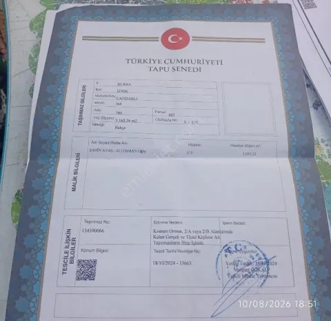 Sahibinden Satılık Bahce