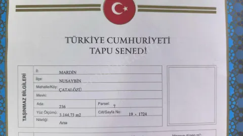Sahibinden Mardin Nusaybin Çatalözü'nde Fırsat Yatırımlık İmarlı Arsa