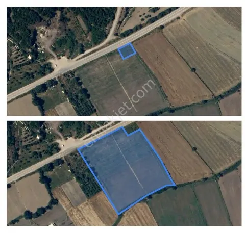 Sahibinden Karacabey Çarıkta Boğaz Yolu Üzerinde Fırsat Arazi