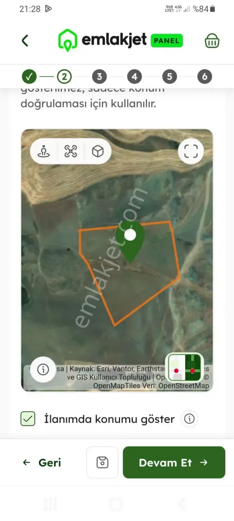 Sahibinden Polatlı Macun Mahallesi Satolık Tarla