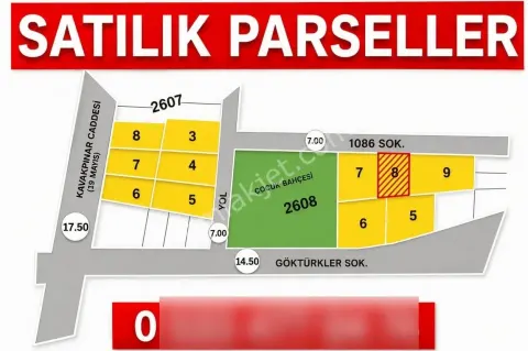 Sahibinden Bafra Kavakpınar Mah. Çocuk Parkı Yakını Yatırımlık Arsa