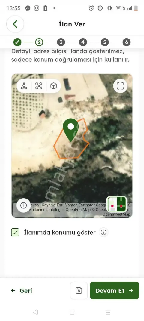 Sahibinden Çökek Köyü Nde Satılık Arsa