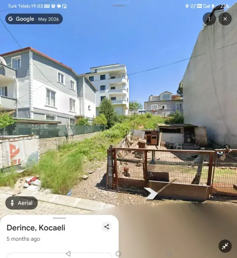 Sahibinden Derince Çınarlı Mahallesi Deniz Manzaralı 240 M² Konut İmar Satılık Arsa