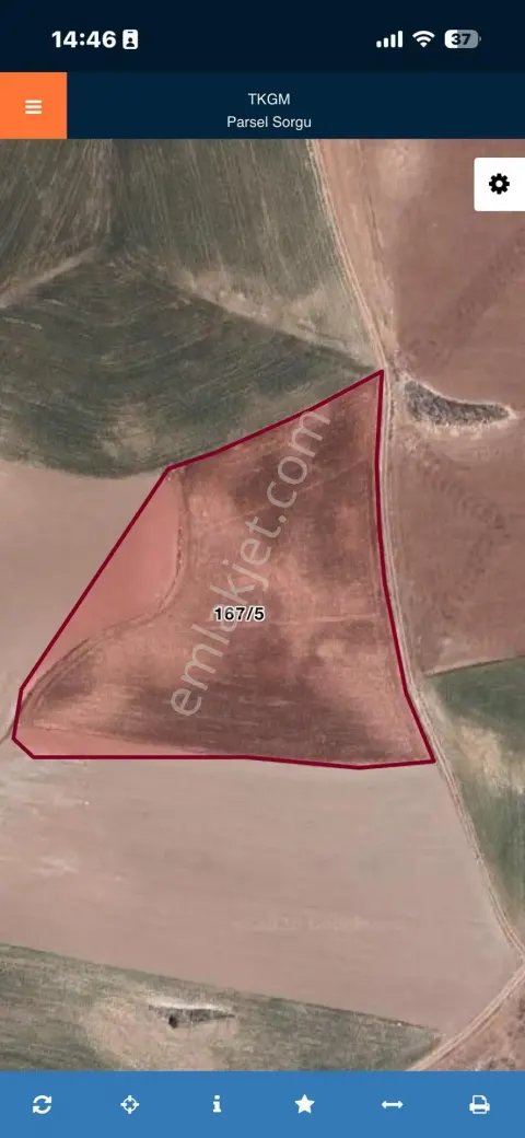 Sahibinden Ankara Beypazarı Kargıda 11,975 M2 Yola Cepheli Müstakil Tapulu Tarla