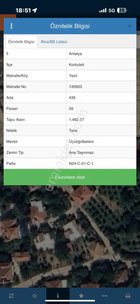 Sahibinden Yazırın Tam Merkezinde Kupon Tarla