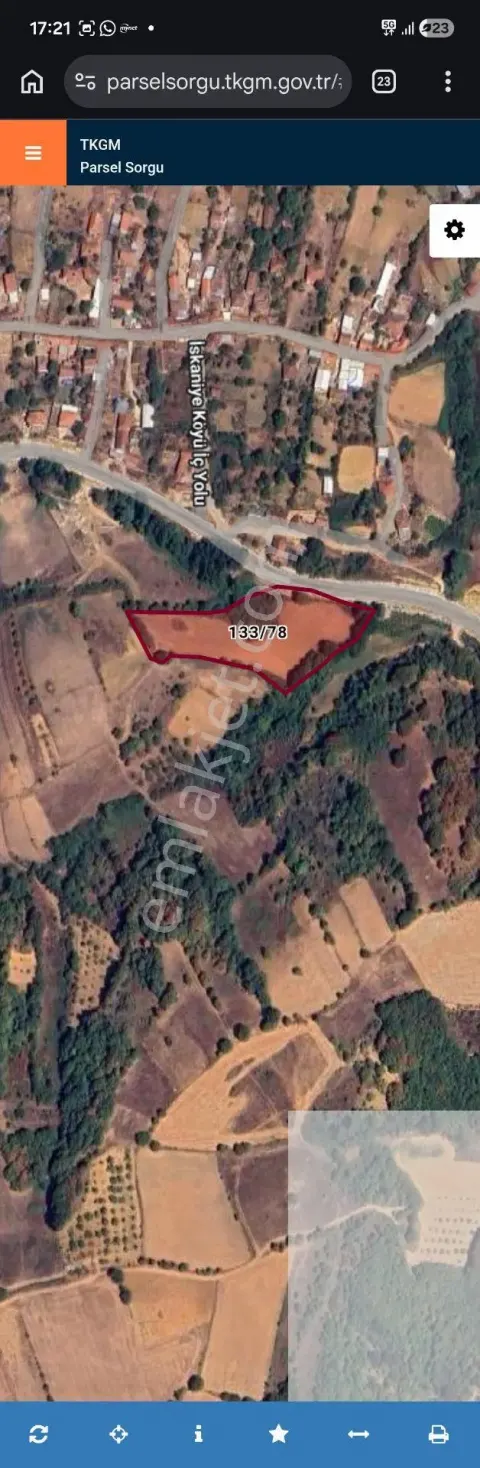 Sahibinden Bilecik Yoluna Sıfır 6534 M2 Arsa