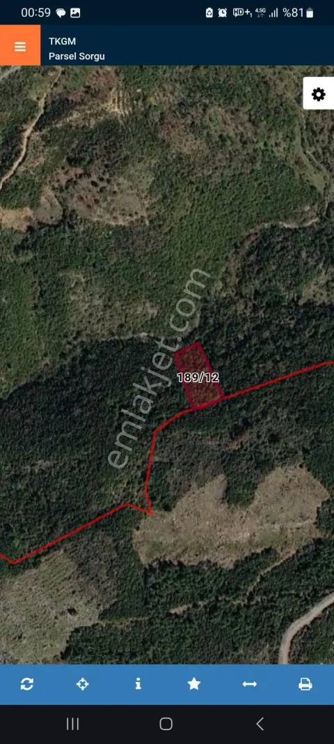 Sahibinden Alanya Orhan Köyünde 2.472m2 Müstakil Tapulu