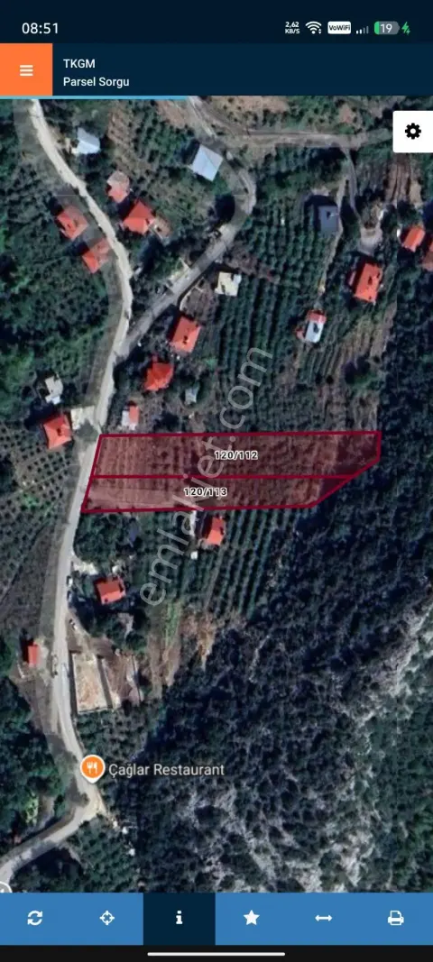 Sahibinden Çağlarcada Satılık 2 Tapu 4048 M2 Yaylalik Yer