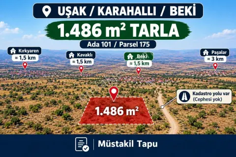 Sahibinden Karahallı/beki Satılık Tarla