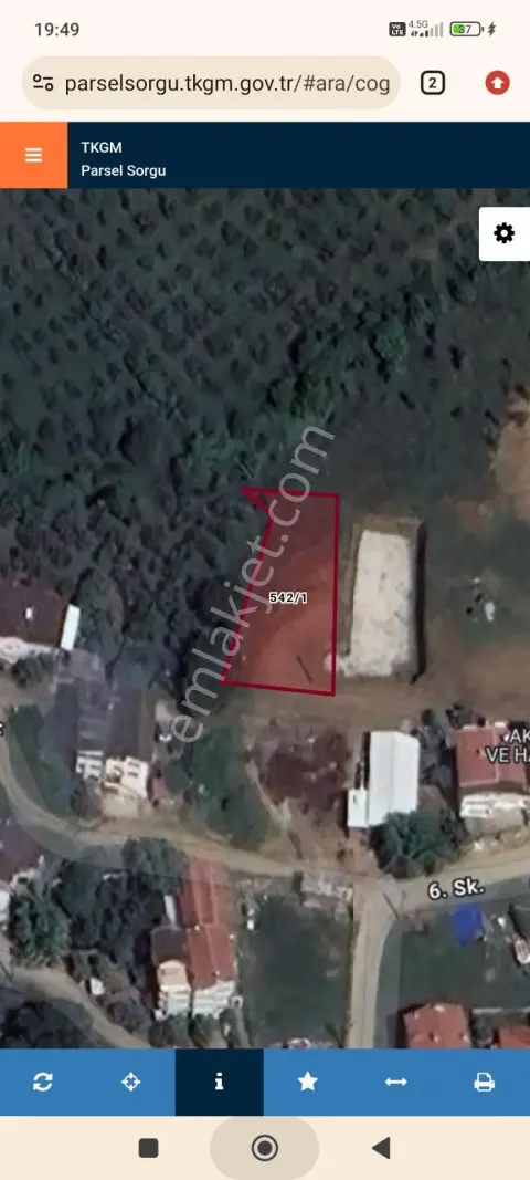 Sahibinden Yalova Armutlu Bayır Mahallesi'nde 5 Kat İmarlı / Kat Karşılığı Veya Nakit Satılık Büyük Fırsat Arsa