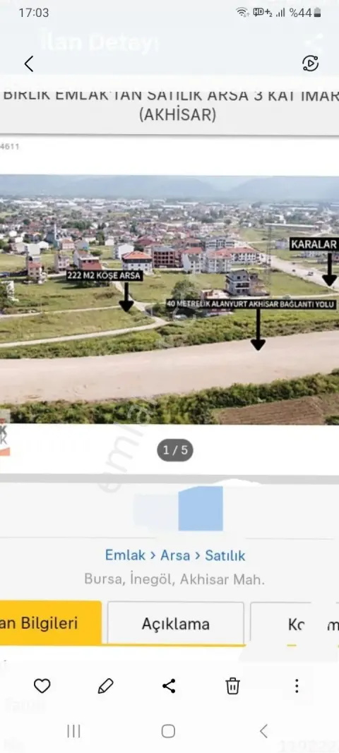 Sahibinden Satılık Arsa