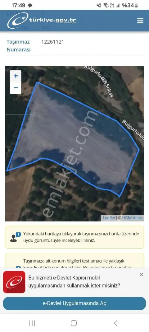 Sahibinden Malatya Bulgurlu Mah. İmarlı Satilik Arsa