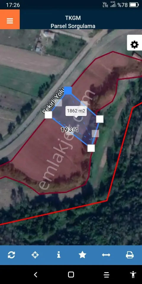 Sahibinden Ana Cadde Cepheli Kupon Arazi