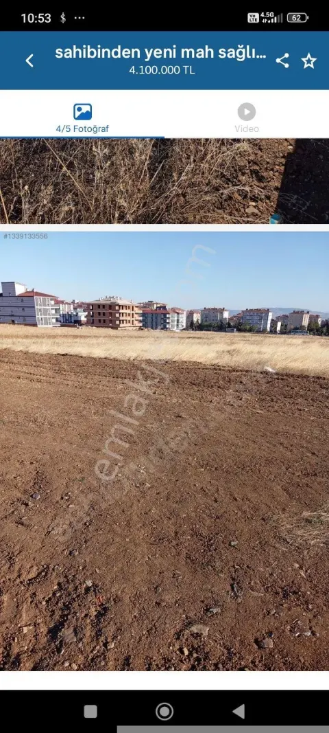 Sahibinden Yeni Mah Sağlık Tesisi Karşısı