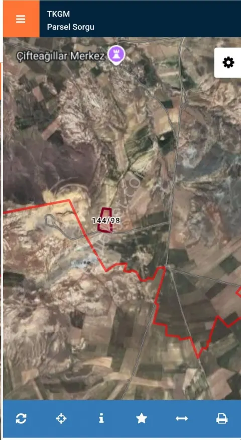 Sahibinden Sahibinden Satılık Sivas Ulaş Akkaya'da 21.958 M² Tek Parça Yatırımlık Tarla