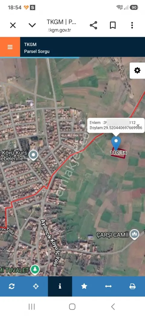 Sahibinden 2133 M2 Köy İçi Satılık