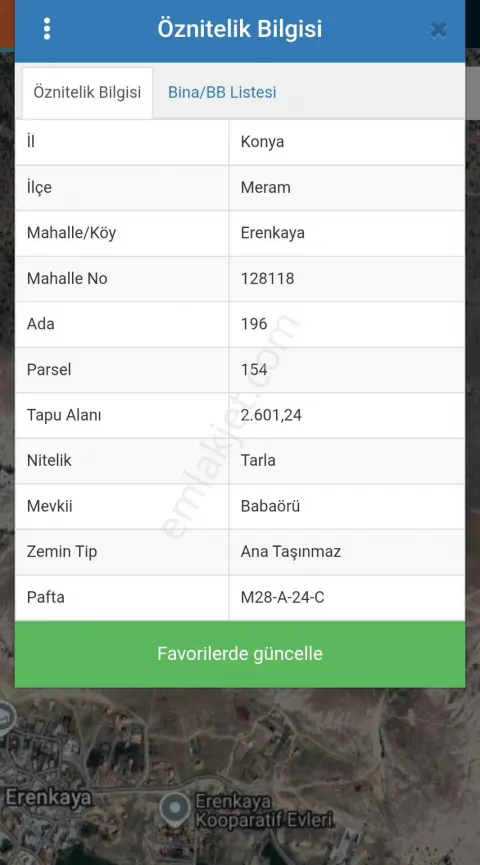 Sahibinden Erenkayada Fırsat Tapu 1/2