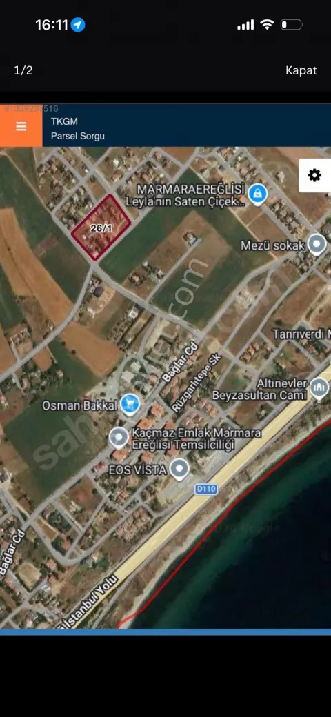 Sahibinden Sultanköy De Villa İmarlı Arsa