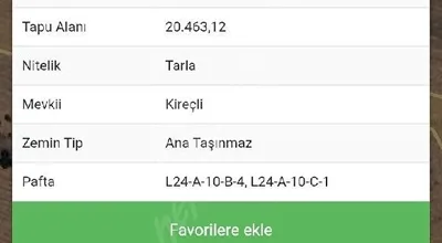 
          KAPLICAYA YAKIN YATIRIMLIK TARLA
        