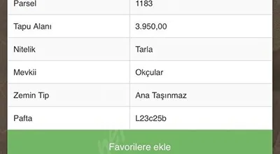 
          *SAHİBİNDEN SATILIK (3.950m2) KELEPİR TARLA*
        
