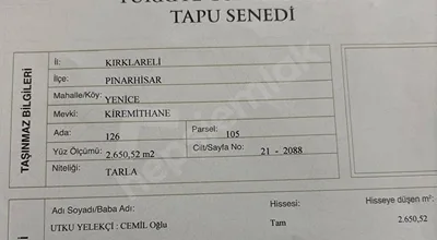 
          Sahibinden acil satılık tarla
        