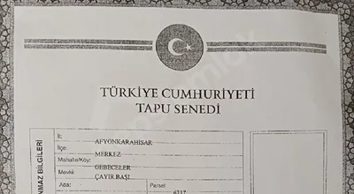 SATILIK TARLA
