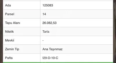 mükemmel konumda bahçe