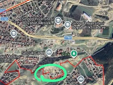 SİNOP BOYABAT İMARLI ARSA
