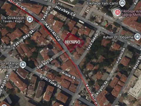 FİKİRTEPE KASRI ALİ CAD. KENTSEL DÖNÜŞÜM İÇİNDE ARSA