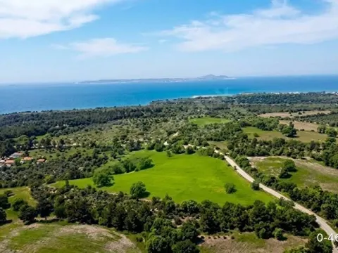 ACİL! ÇANAKKALE EZİNE AKÇAKEÇİLLİ DE BOZCAADA MANZARALI 3.721M² YOL DİBİ DENİZE 664M KUPON TARLA