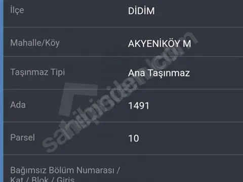 Didim-Akyeniköy / Bodrum Yolu