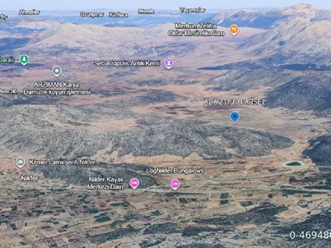 NİKFER SINIRINDA 588M² TEK TAPU, Yola Cephe..