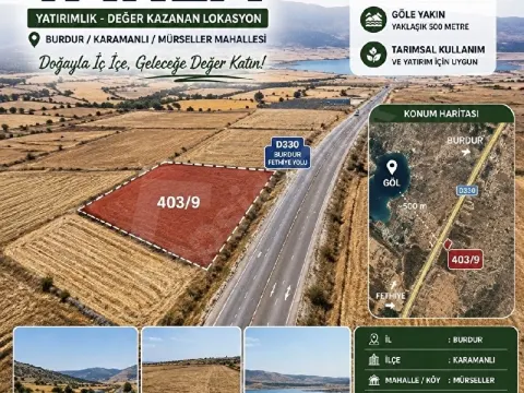 sahibinden tek tapu ana yol kenarı