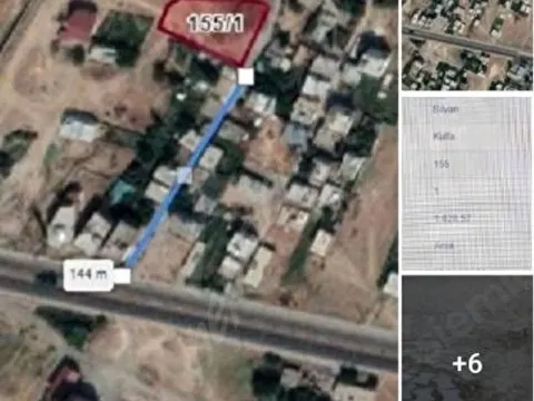 1500 metrekare Silvan yüksek Mahalle kulfada Yeşil Evler cezaevi civarı satılık arsa 0505 825 18 63
