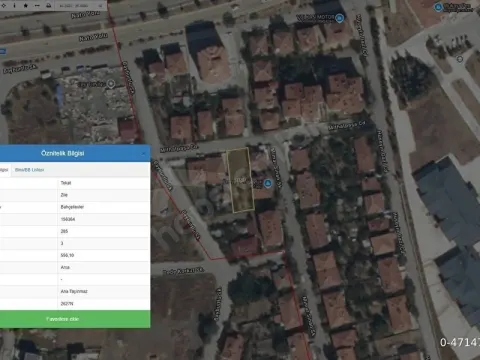 BAHÇELİEVLER'DE 4 KAT İMARLI ARSA