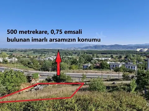 MÜKEMMEL KONUMDA MANZARALI YATIRIMLIK, VİLLALIK VEYA DAİRELİK 500 M2 0,75 EMSAL ARSA SAHİBİNDEN